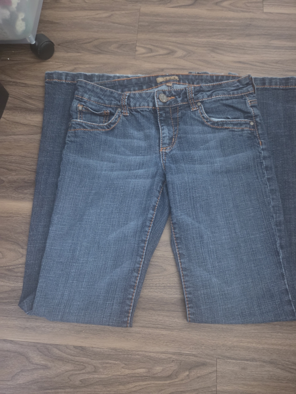 Classic Women’s Blue Denim Jeans - Low Rise Regular Fit